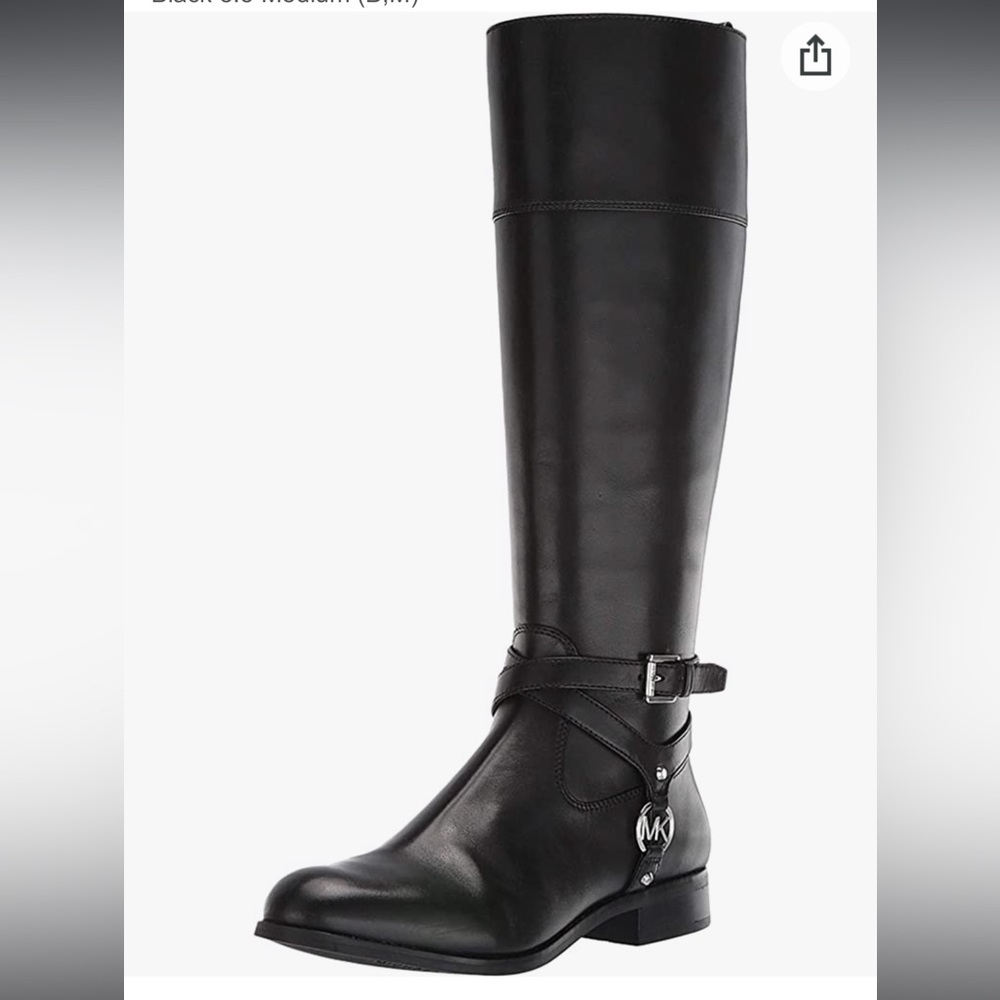 MICHAEL Michael Kors Preston Leather Riding Boots